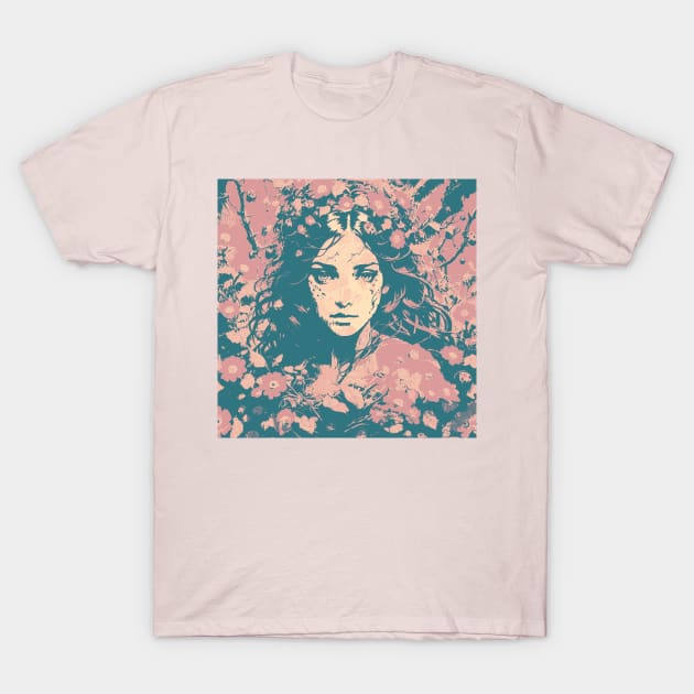 flower girl T-Shirt by stephenignacio